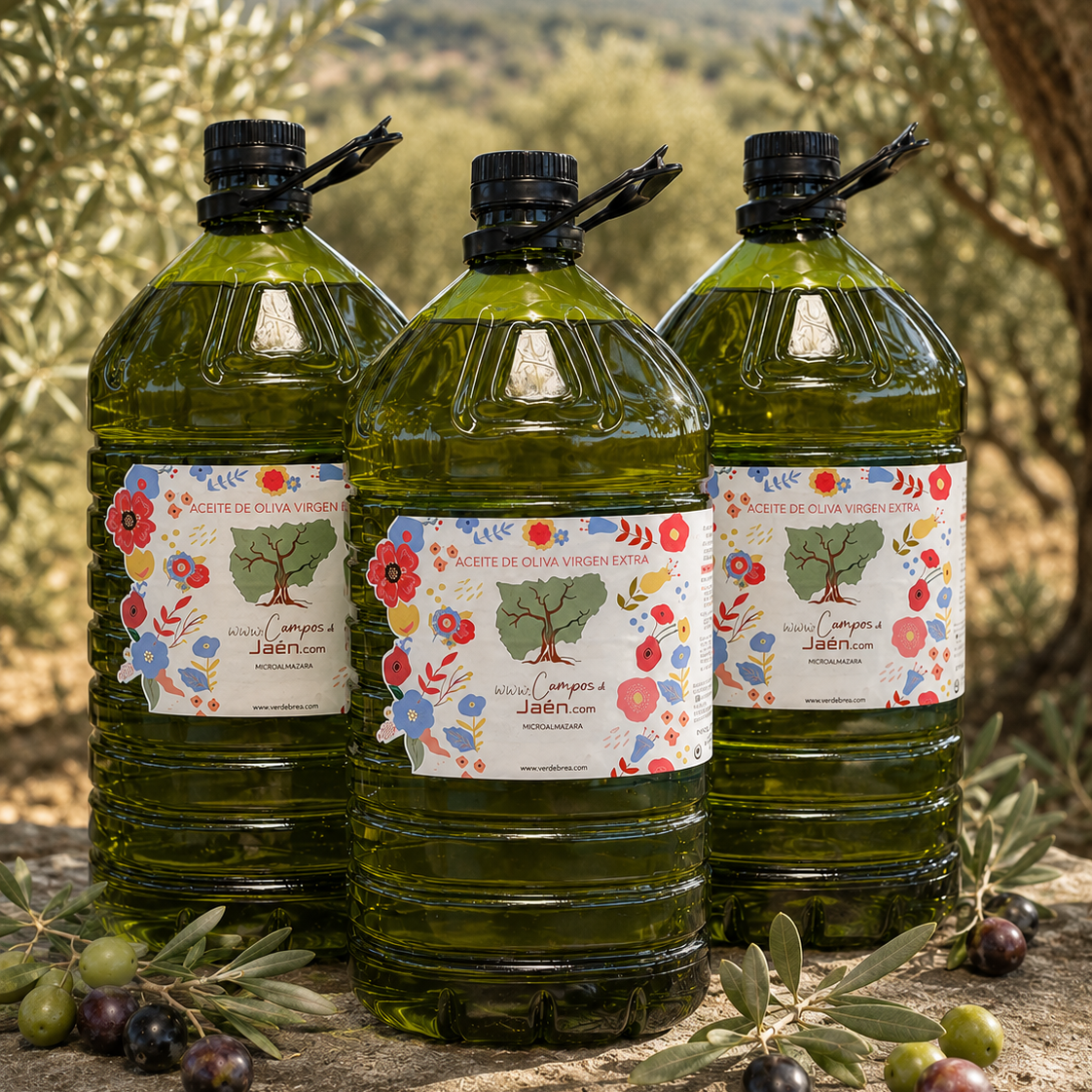 AOVE PICUAL VIRGEN EXTRA NUEVA COSECHA 25/26 - Pack 3 x 5 L