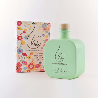 AOVE Picual Temprano Sin Filtrar - Estuche 500ml | Aceite Verde Íbero