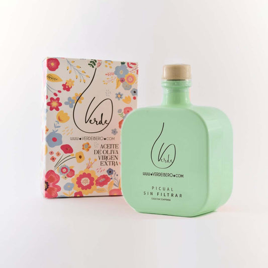AOVE Picual Temprano Sin Filtrar - Estuche 500ml | Aceite Verde Íbero