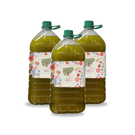 Aceite Picual Sin Filtrar - 3x5L | Aceites Verde Íbero