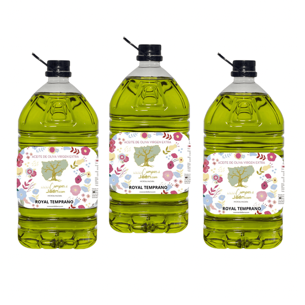 Pack Aceite Picual Royal - 3x5L | Aceites Verde Íbero