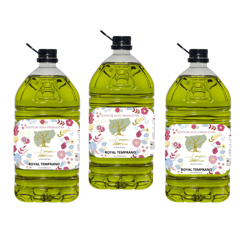 Pack Aceite Picual Royal - 3x5L | Aceites Verde Íbero